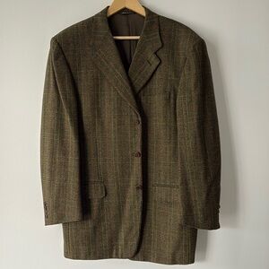 Canali Men’s Green Suit Jacket Blazer, Size 42